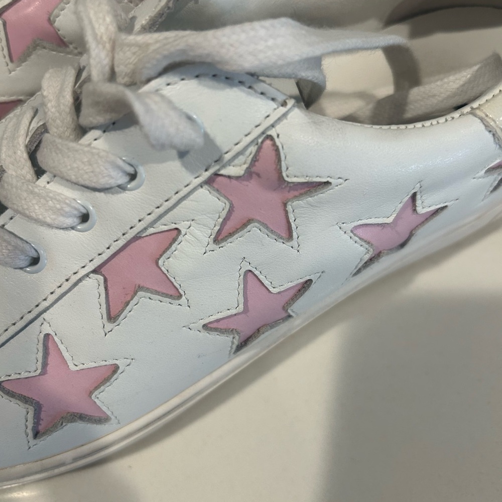DOF White and Pink Star Women's size 41 Sneakers - Picture 5 of 5